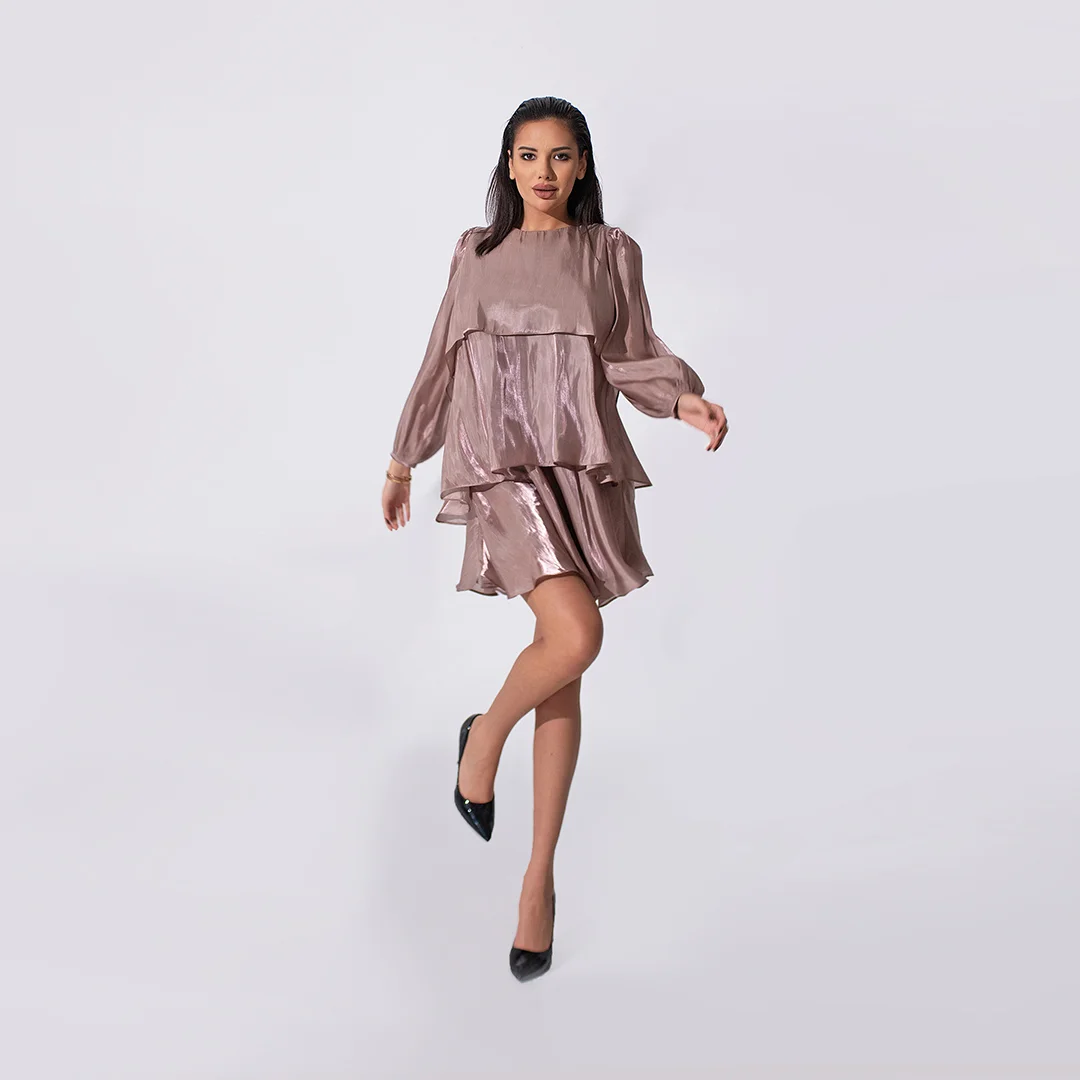 Ефирна рокля на волани - Junona Ефирна рокля на волани