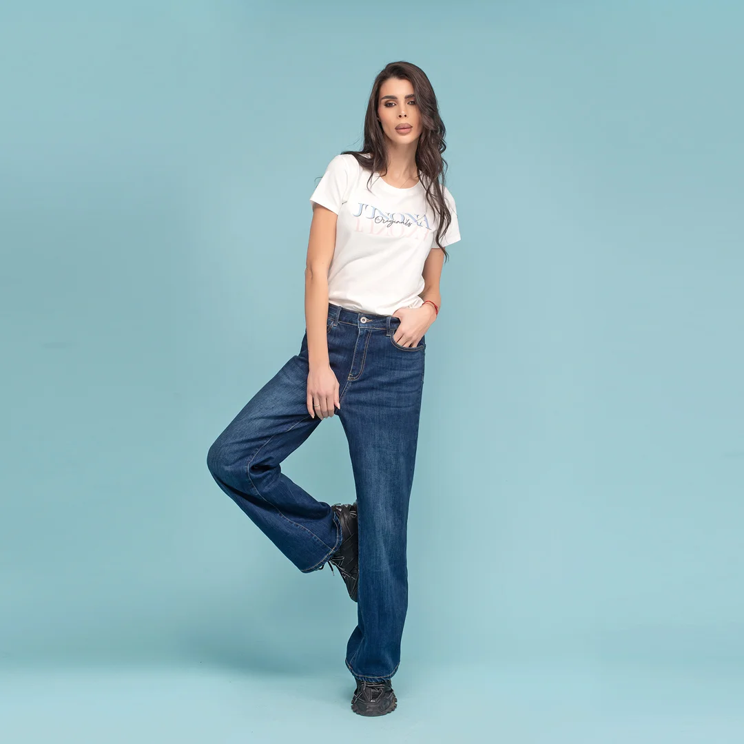 Дънки с висока талия - Junona Дънки с висока талия