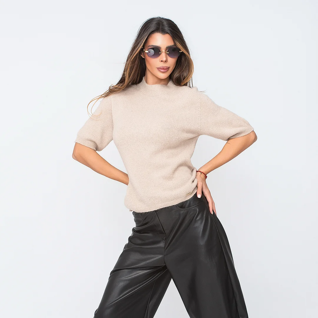 Блуза от фино плетиво