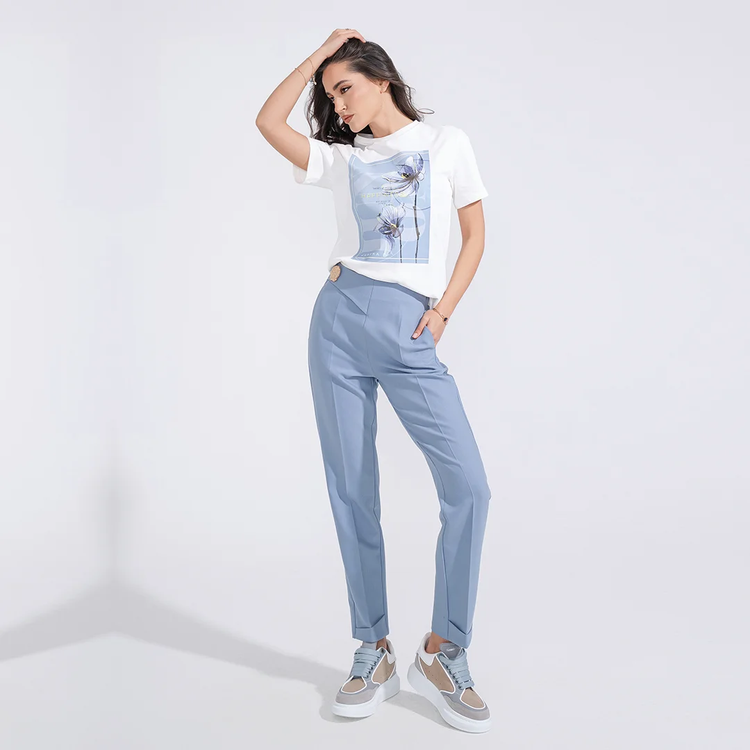 Панталон със средна талия Junona