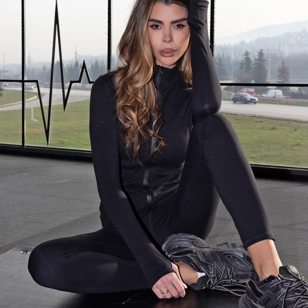 Спортно горнище  Jfit ALL BLACK