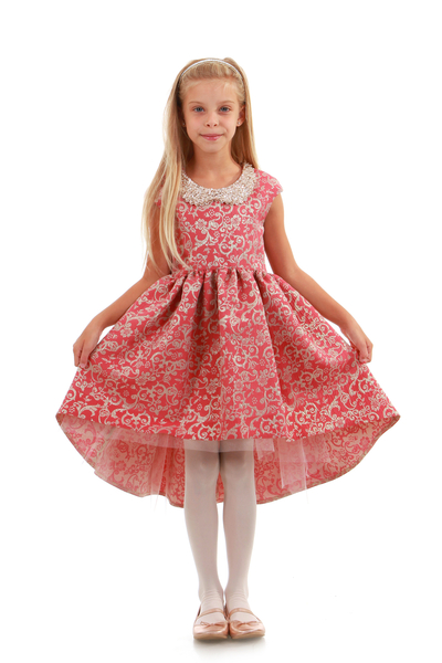 Детска асиметрична рокля